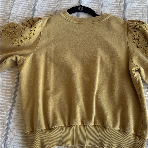 The Odells Embroidered Cutwork Sweatshirt Size S - Picture 6 of 10